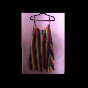 Shein Rainbow Dress, Size 4XL